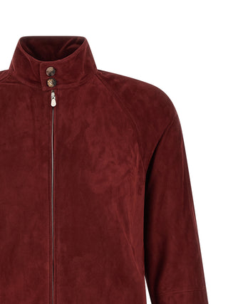 Multicolor Lamb Leather Leather Jacket