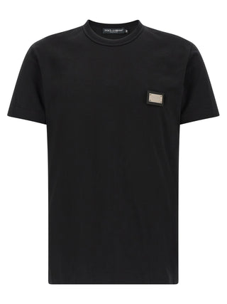 Black Cotton T-Shirt