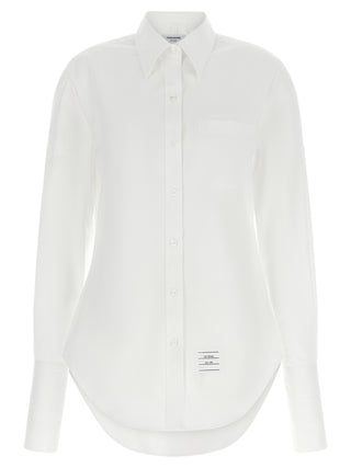 Blusa de algodón blanca