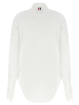 Blusa de algodón blanca