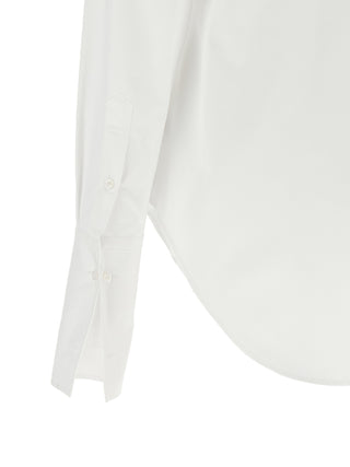 Blusa de algodón blanca