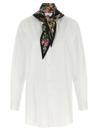Blusa de algodón blanca