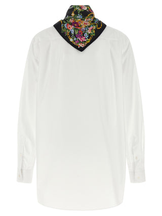 Blusa de algodón blanca