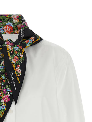 Blusa de algodón blanca