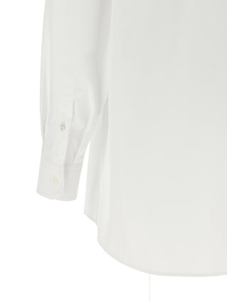 Blusa de algodón blanca