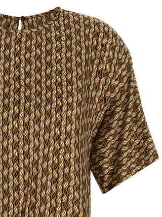 Brown Silk Blouse
