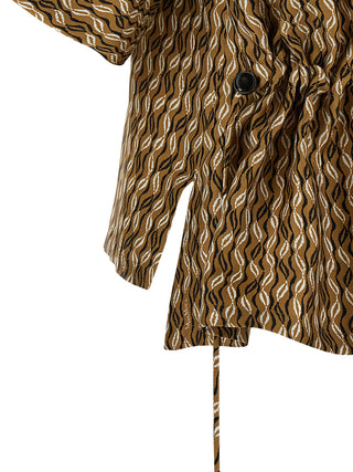 Brown Silk Blouse