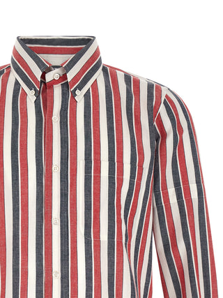 Blusa multicolor de algodón  
