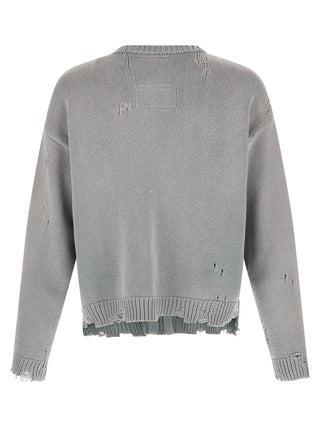 Gray Cotton Cardigan