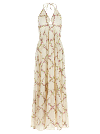 White Cotton Long Dress
