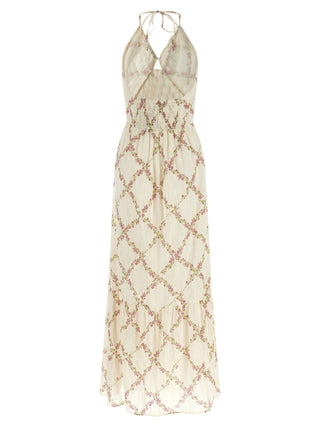 White Cotton Long Dress