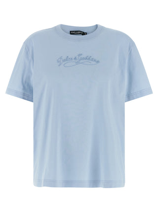 Blue Cotton T-Shirt