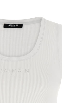 White Cotton Tank Tops