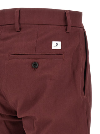 Pantalones chinos multicolor de algodón