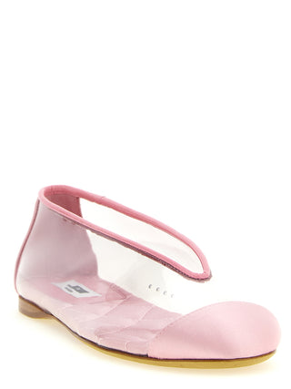 Multicolor Pvc Ballet Flats