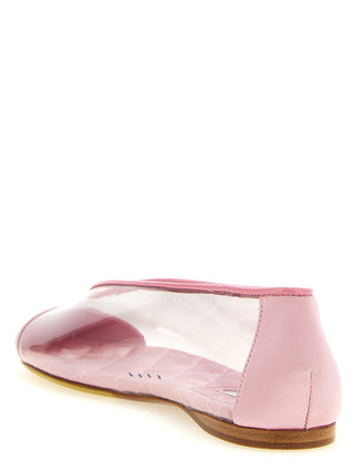 Multicolor Pvc Ballet Flats