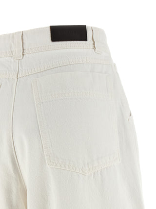 White Cotton Jeans Denim