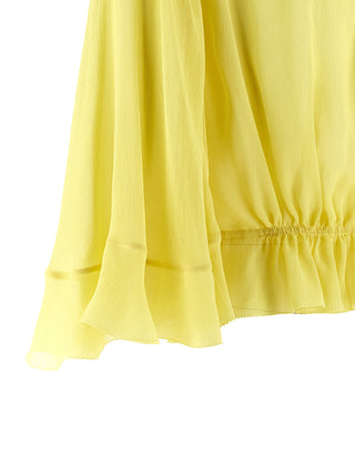 Bicolor Acetate Blouse