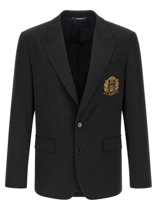 Black Virgin Wool Blazer