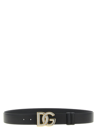 Black Calfskin Regular Belt