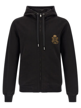 Black Cotton Sweatshirt