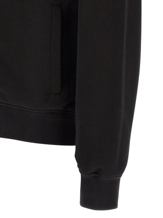 Black Cotton Sweatshirt