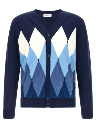 Blue Cotton Cardigan