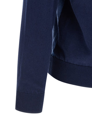 Blue Cotton Cardigan