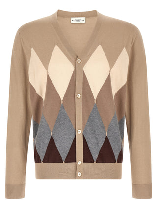 Beige Cotton Cardigan