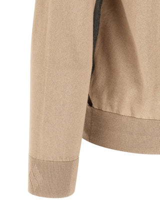 Beige Cotton Cardigan