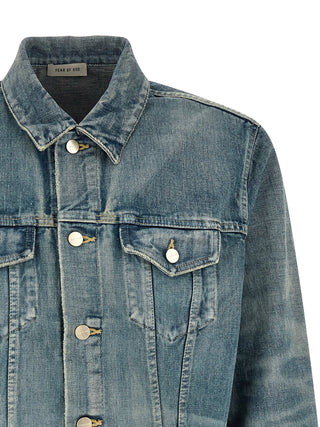 Blue Cotton Denim Jacket