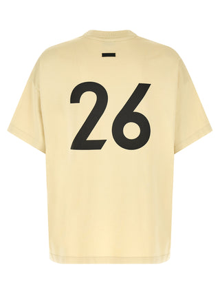 Camiseta de algodón beige