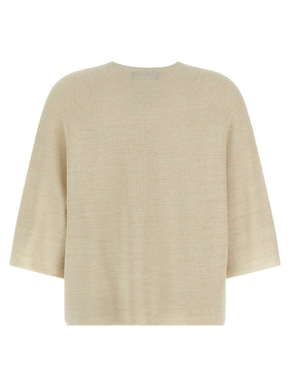 Gold Cotton Cardigan