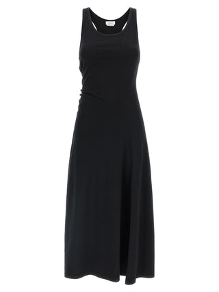 Black Cotton Long Dress