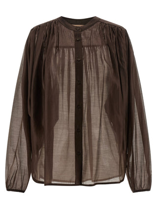 Brown Lycra Blouse