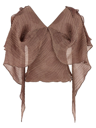 Bordeaux Linen Blouse