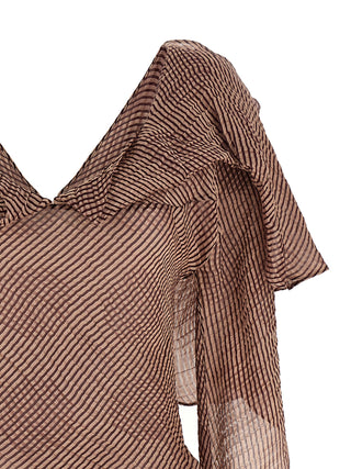 Bordeaux Linen Blouse