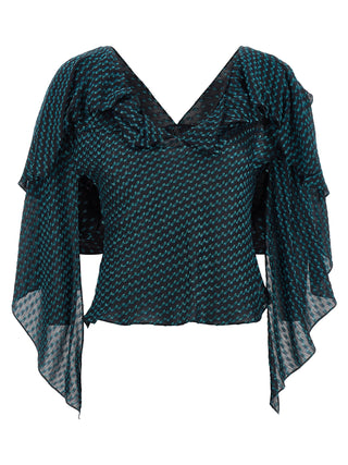 Blue Modal Blouse