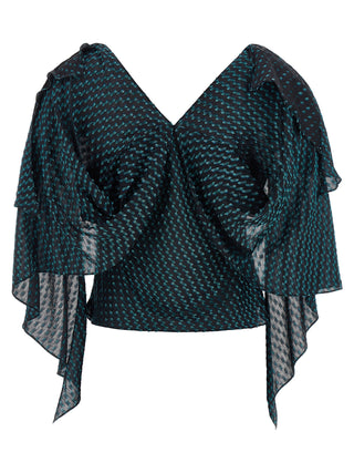 Blue Modal Blouse