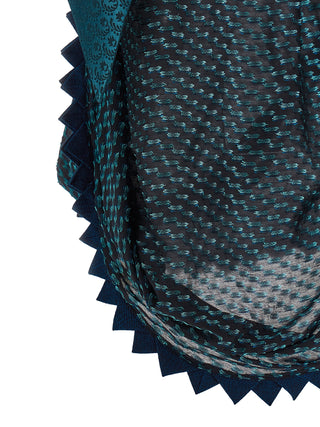 Blue Modal Pattern Shirt