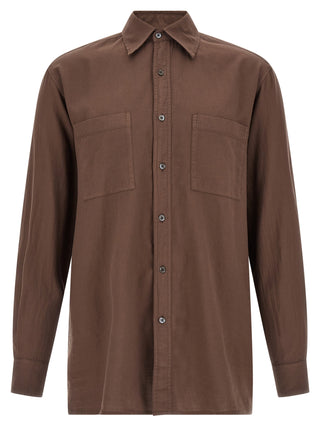 Brown Cotton Blouse
