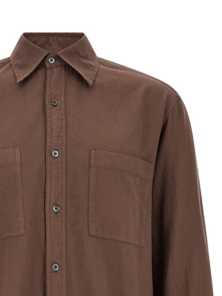 Brown Cotton Blouse