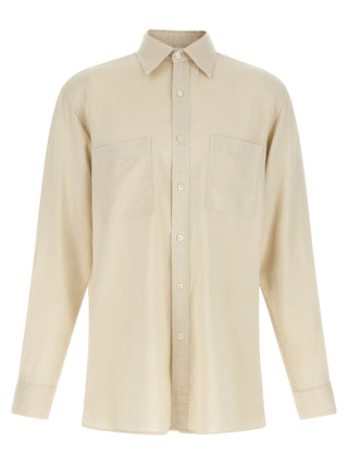 Beige Cotton Blouse