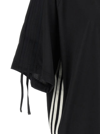 Vestido corto negro de poliéster