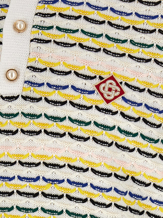 Polo multicolor de algodón