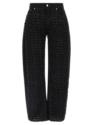 Black Cotton Jeans Denim