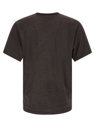 Camiseta de lana marrón