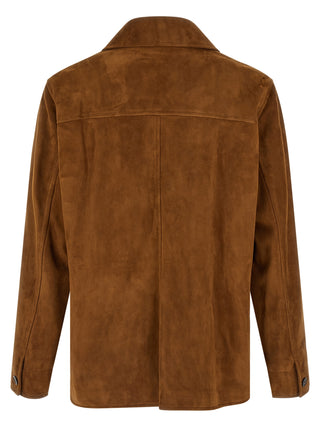 Brown Lamb Leather Leather Jacket