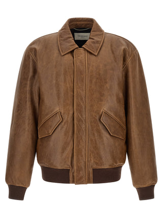 Brown Lamb Leather Leather Jacket
