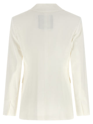 White Linen Blazer
